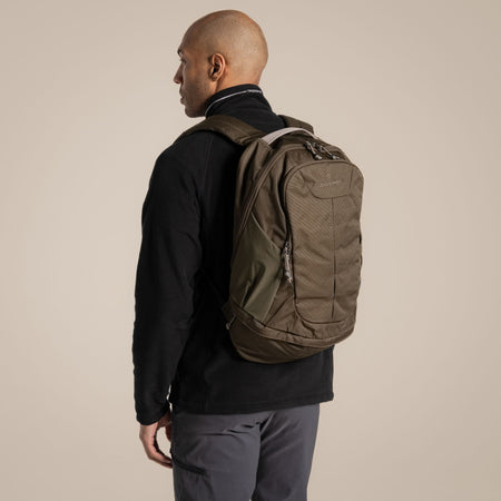 Craghoppers 25L Anti-Theft Backpack | Woodland Green Rucksacks & Backpacks Craghoppers