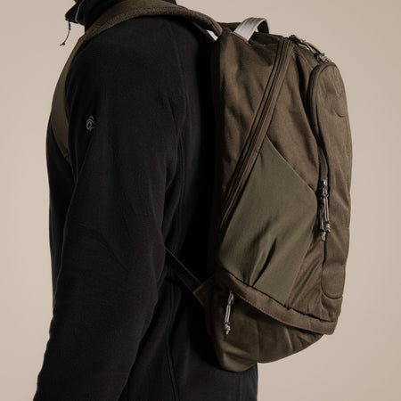 Craghoppers 25L Anti-Theft Backpack | Woodland Green Rucksacks & Backpacks Craghoppers
