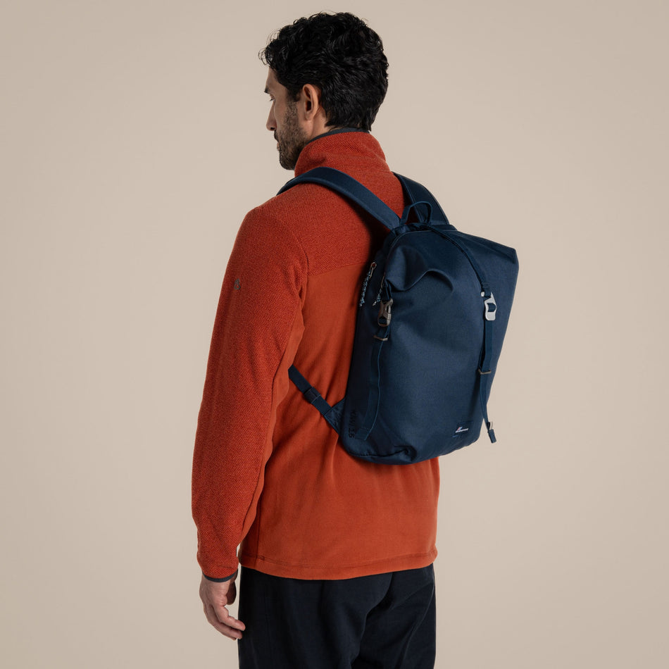 Craghoppers 16L Kiwi Classic Rolltop Backpack II | Blue Stone Camping Accessories Craghoppers