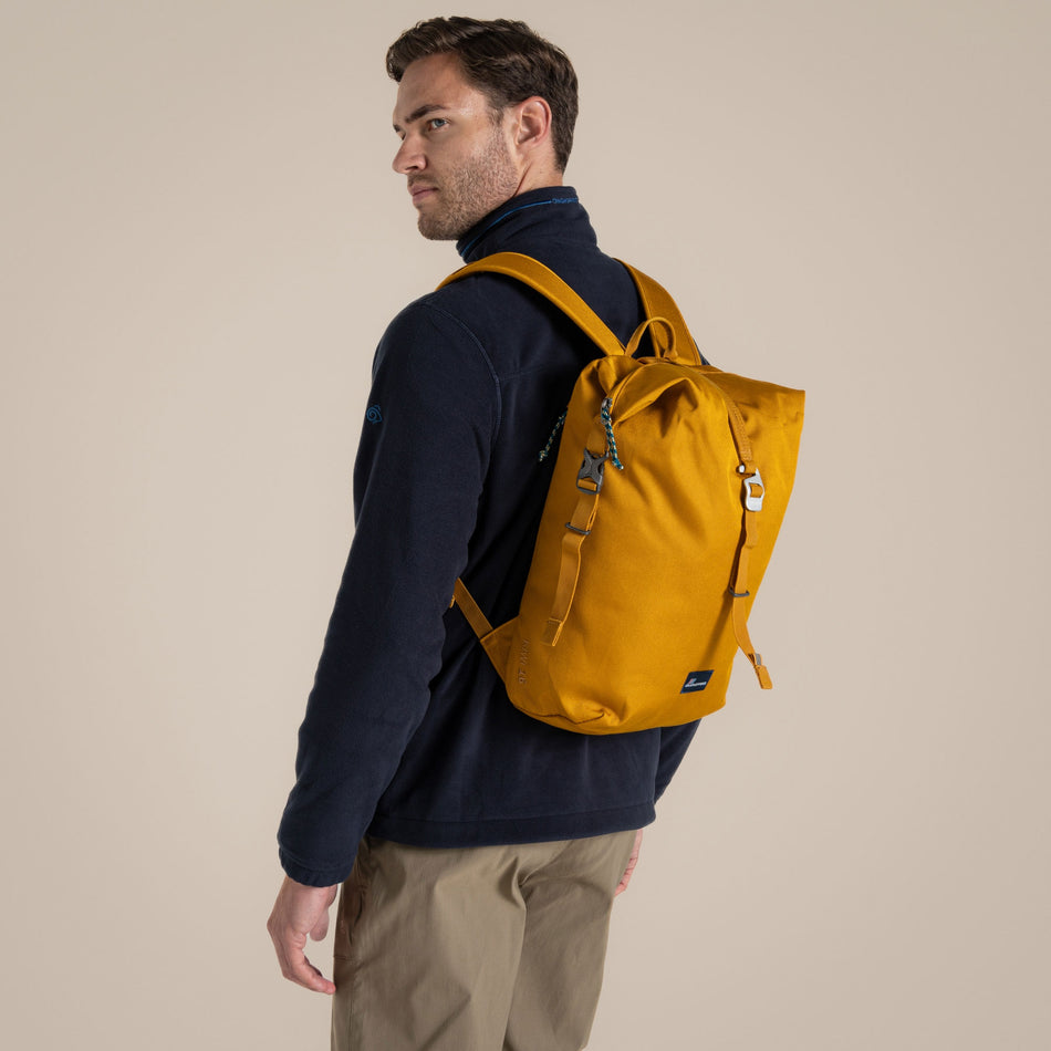 Craghoppers 16L Kiwi Classic Rolltop Backpack II | Dark Butterscotch Camping Accessories Craghoppers