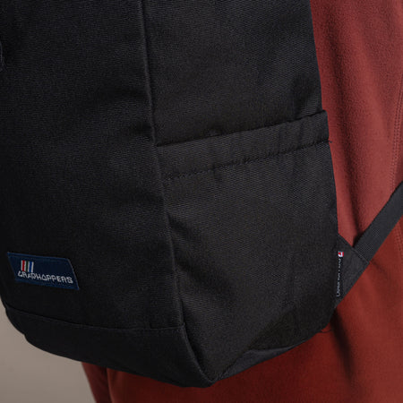 Craghoppers 20L Kiwi Classic Rolltop Backpack II | Black Camping Accessories Craghoppers