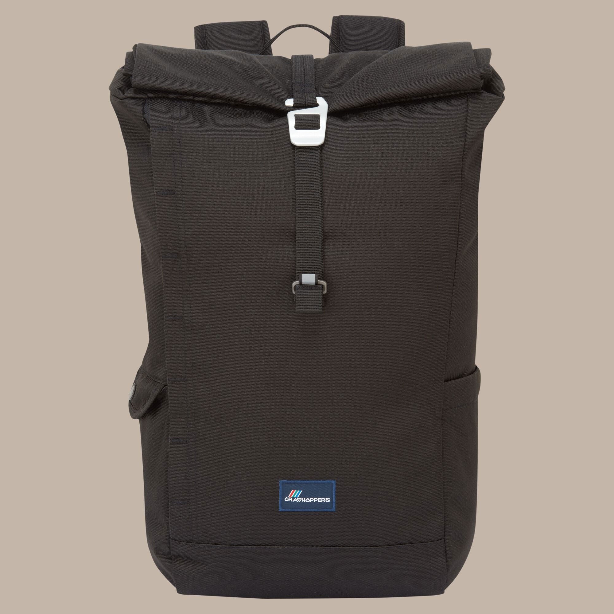 Craghoppers 20L Kiwi Classic Rolltop Backpack II | Black Camping Accessories Craghoppers