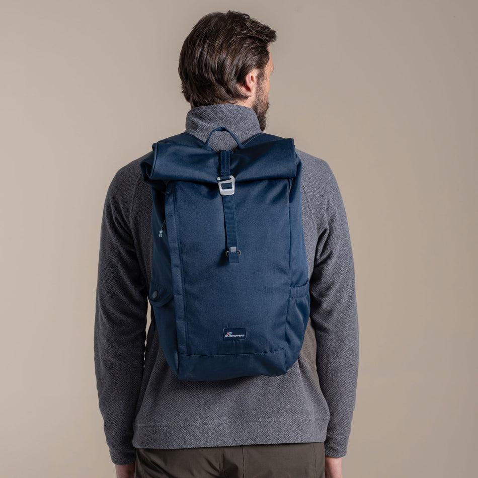 Craghoppers 20L Kiwi Classic Rolltop Backpack II | Blue Stone Camping Accessories Craghoppers