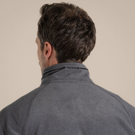 Craghoppers Men's Corey VI Half Zip Fleece | Black Pepper Marl Clothing Craghoppers