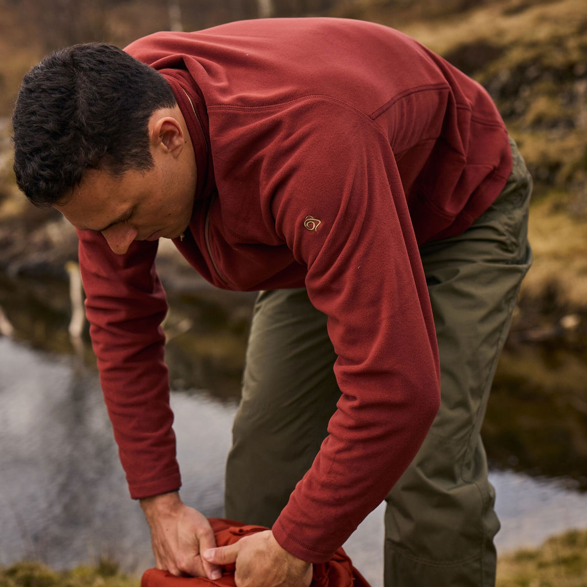 Craghoppers Men's Corey VI Half Zip Fleece | Red Jasper Clothing Craghoppers