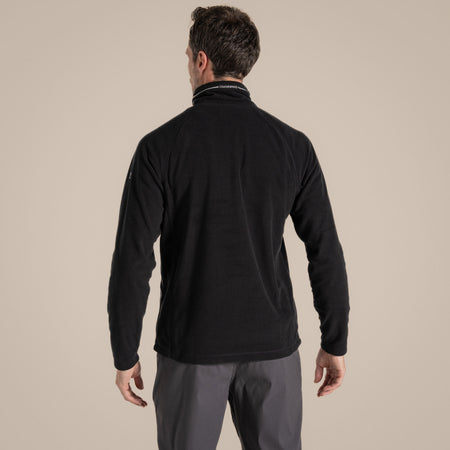 Craghoppers Men's Corey VI Half Zip Fleece | Black Clothing Craghoppers