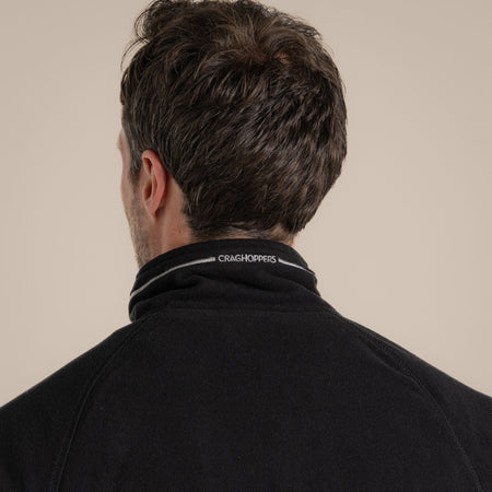 Craghoppers Men's Corey VI Half Zip Fleece | Black Clothing Craghoppers
