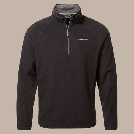 Craghoppers Men's Corey VI Half Zip Fleece | Black Clothing Craghoppers