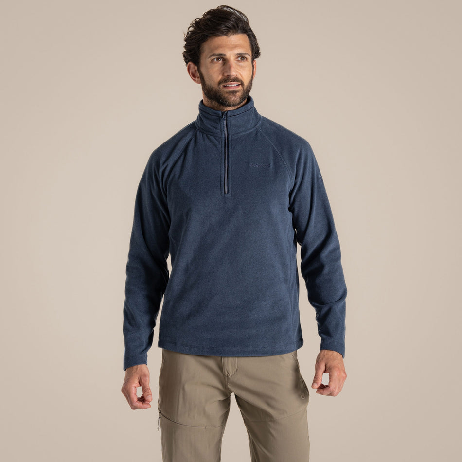 Craghoppers Men's Corey VI Half Zip Fleece | Blue Navy Marl Clothing Craghoppers
