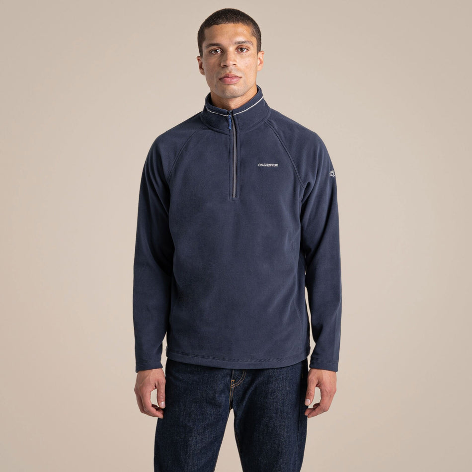 Craghoppers Men's Corey VI Half Zip Fleece | Blue Navy Marl Clothing Craghoppers