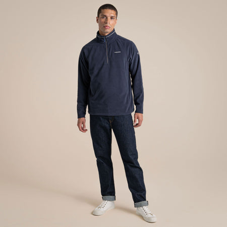 Craghoppers Men's Corey VI Half Zip Fleece | Blue Navy Marl Clothing Craghoppers