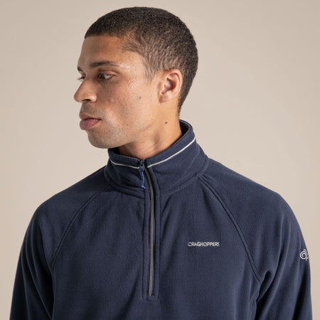 Craghoppers Men's Corey VI Half Zip Fleece | Blue Navy Marl Clothing Craghoppers