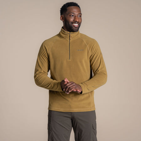 Craghoppers Men's Corey VI Half Zip Fleece | Algae Green Clothing Craghoppers