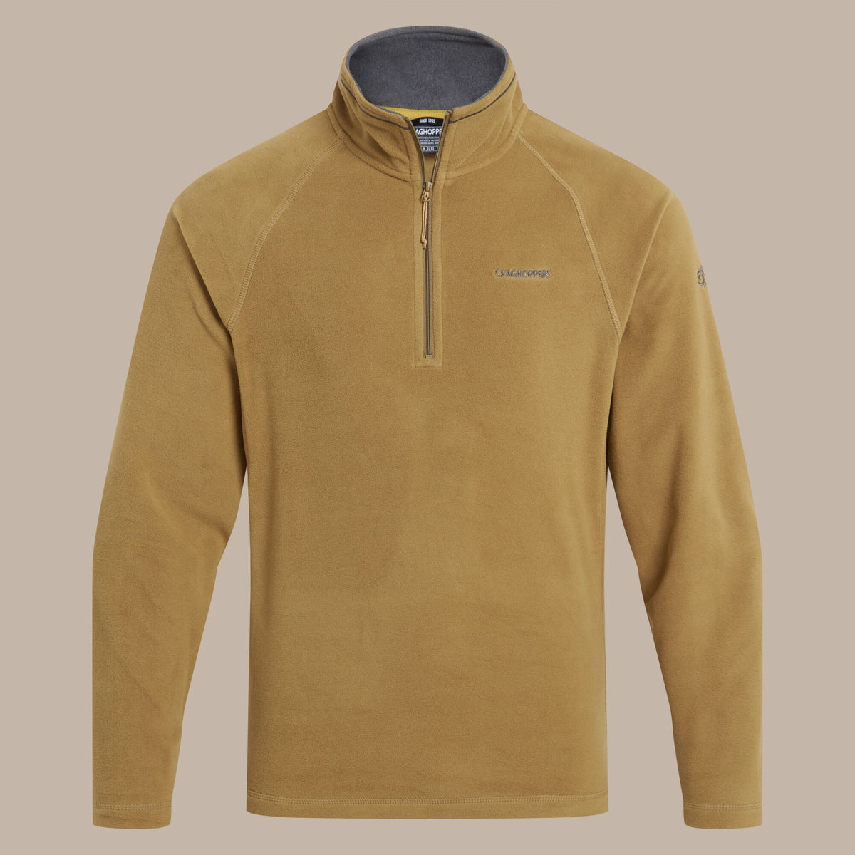 Craghoppers Men's Corey VI Half Zip Fleece | Algae Green Clothing Craghoppers
