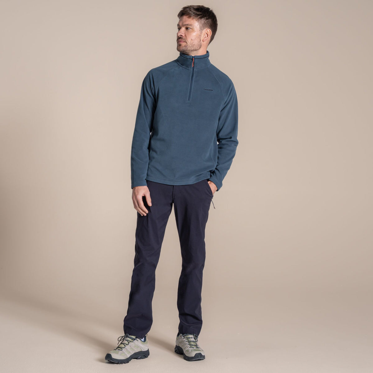 Craghoppers Men's Corey VI Half Zip Fleece | Blue Stone Clothing Craghoppers