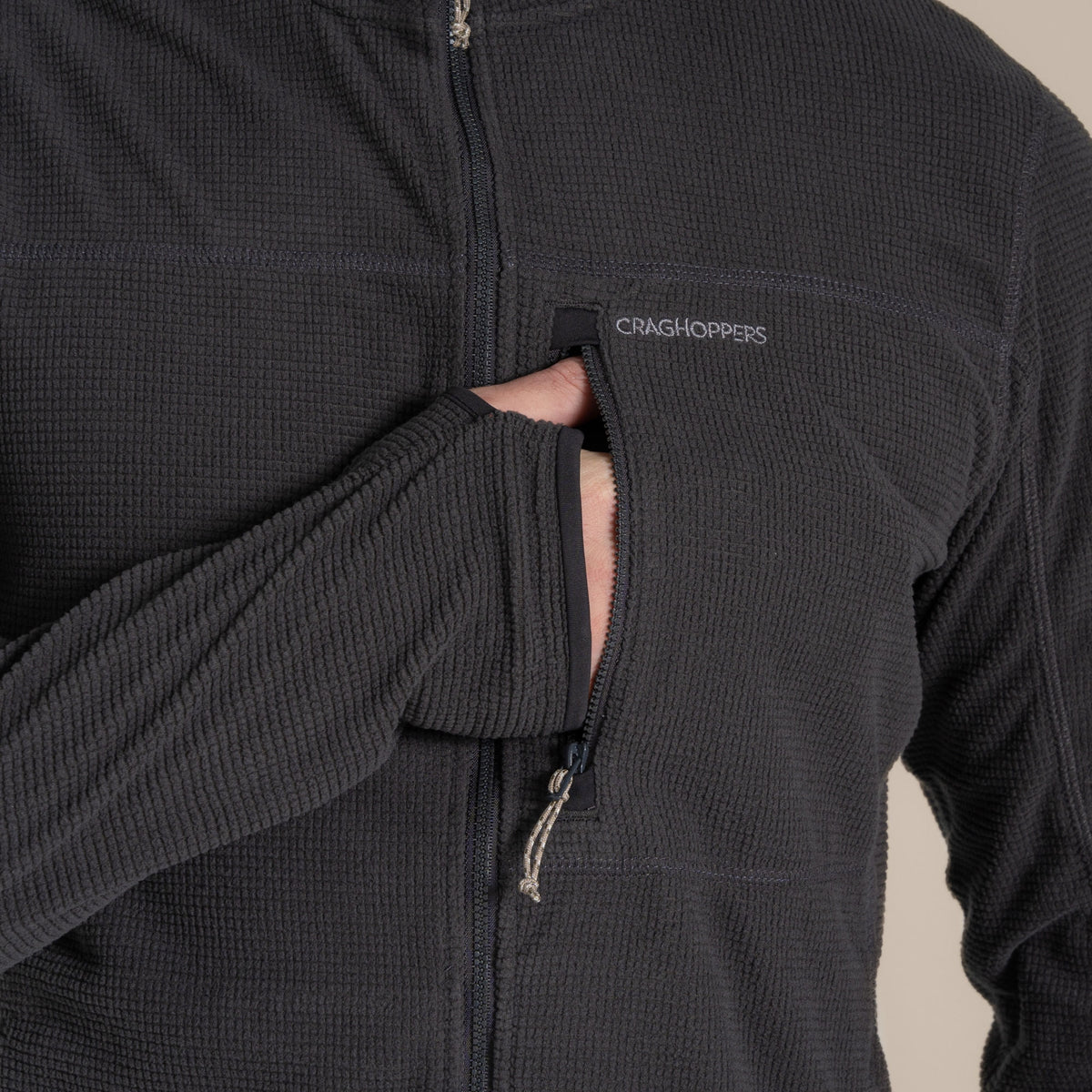 Craghoppers Men's NosiLife Spry Jacket | Black Pepper Clothing Craghoppers