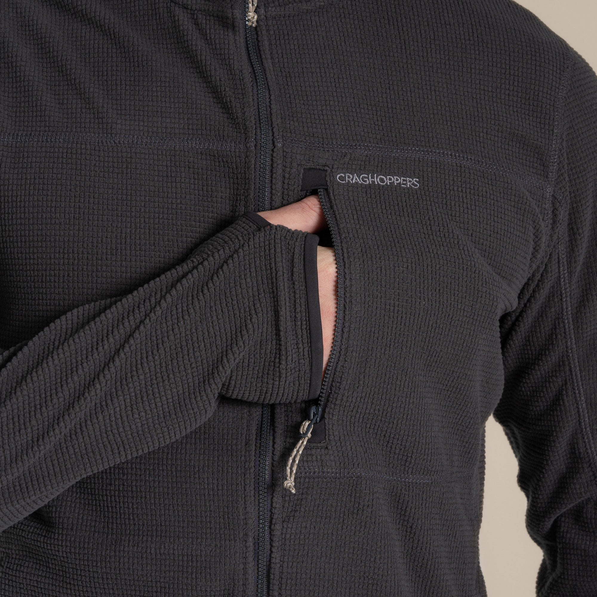 Craghoppers Men's NosiLife Spry Jacket | Black Pepper Clothing Craghoppers