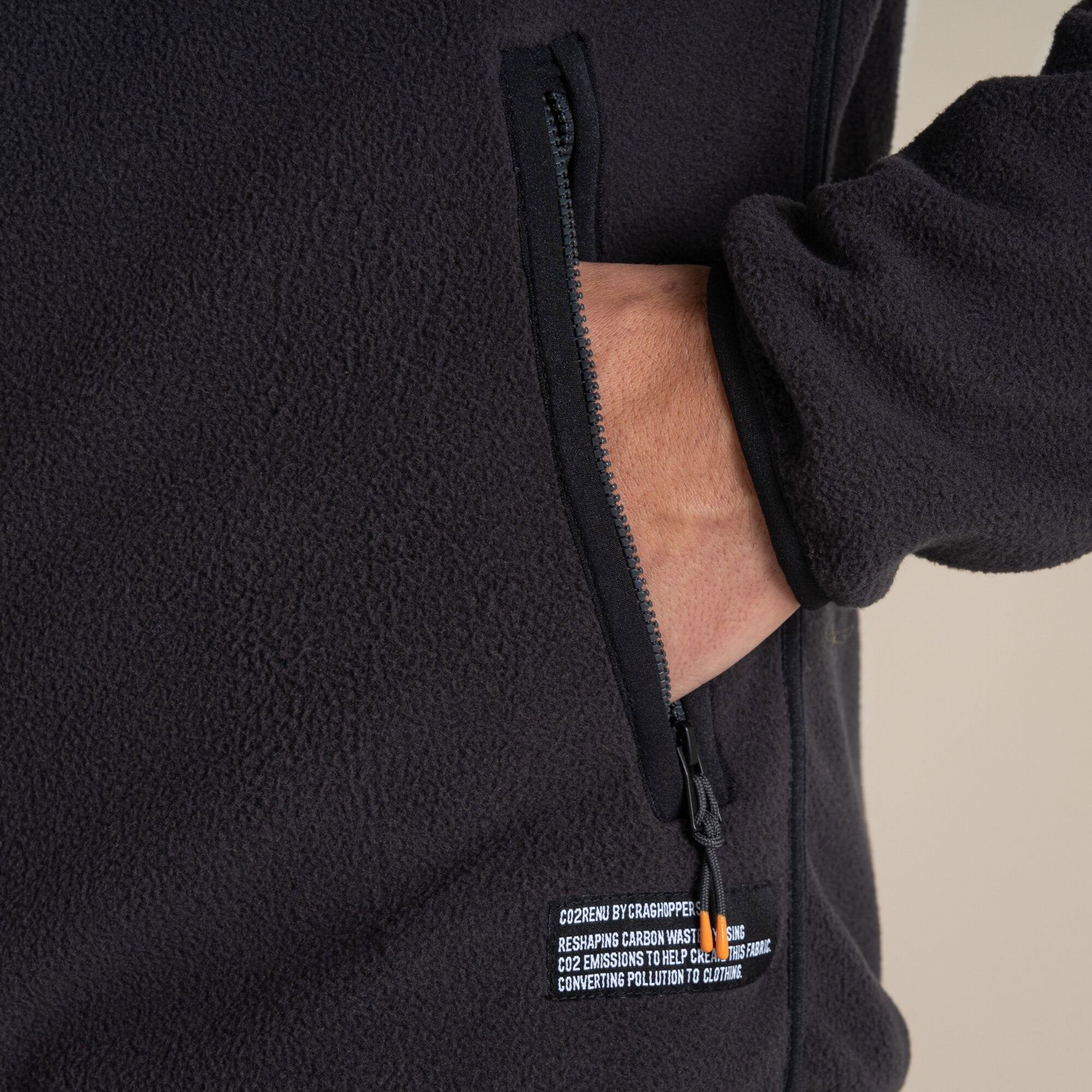 Craghoppers Men's CO2Renu II Full Zip Fleece | Dark Iron Clothing Craghoppers