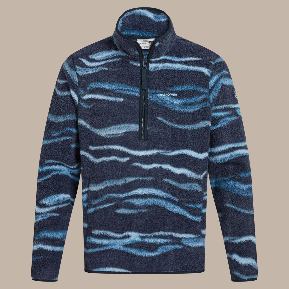 Craghoppers Men's National Trust Rawthey Half Zip Fleece | Dark Navy Clothing Craghoppers