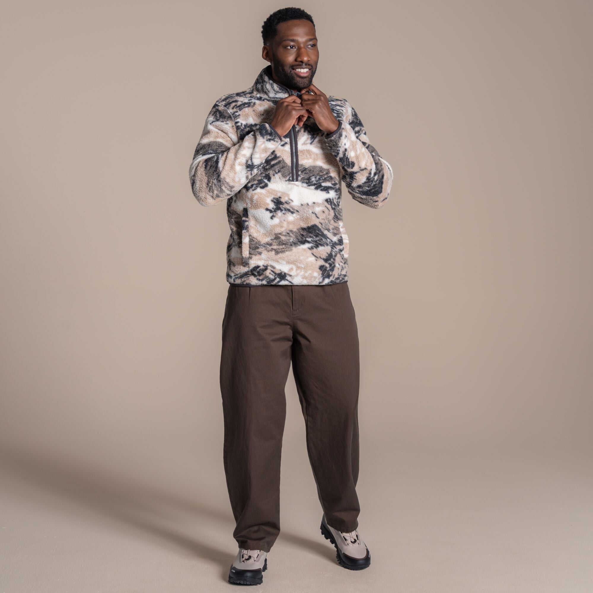 Craghoppers Men's Tatton II Half Zip Fleece | Dark Iron Clothing Craghoppers