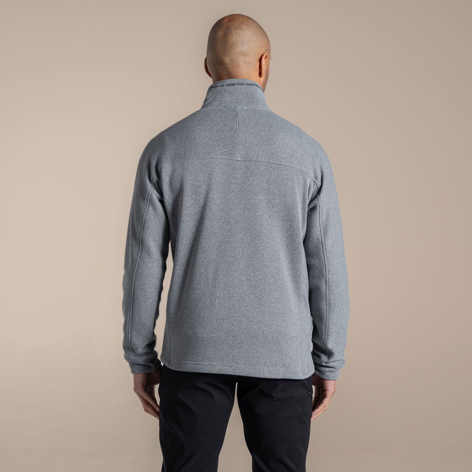 The North Face M Glacier Fleece 1/4 Zip Jacket TNF Mid Grey Heather Polaires randonnée The North Face M Glacier Fleece 1/4 Zip Jacket TNF Mid Grey Heather Polaires randonnée