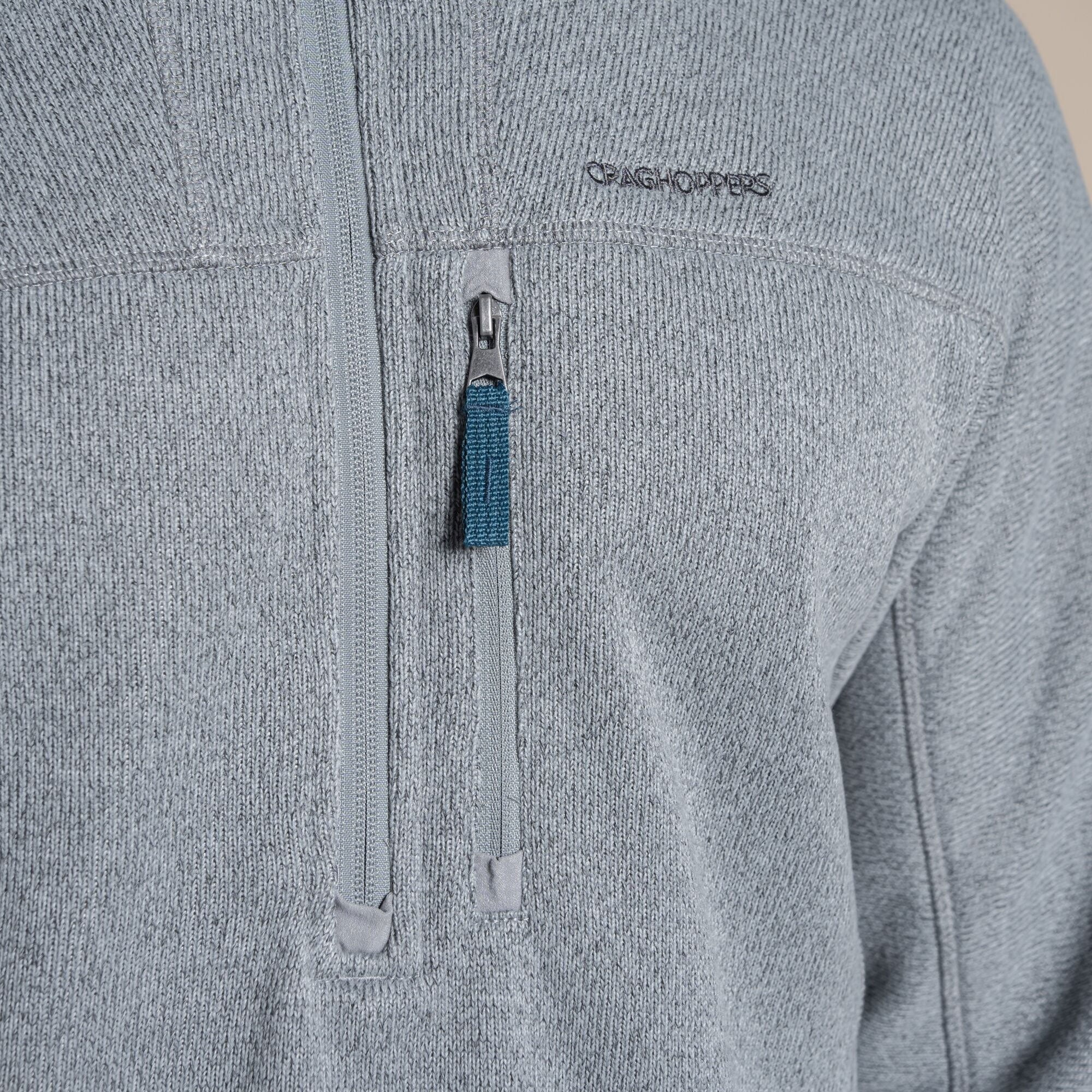 Craghoppers Men's Torney III Half Zip Fleece | Cloud Grey Clothing Craghoppers