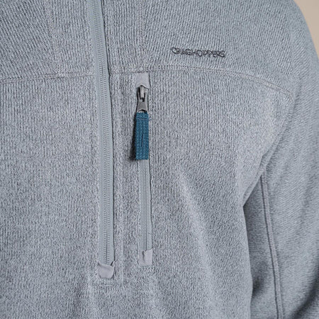 Craghoppers Men's Torney III Half Zip Fleece | Cloud Grey Clothing Craghoppers