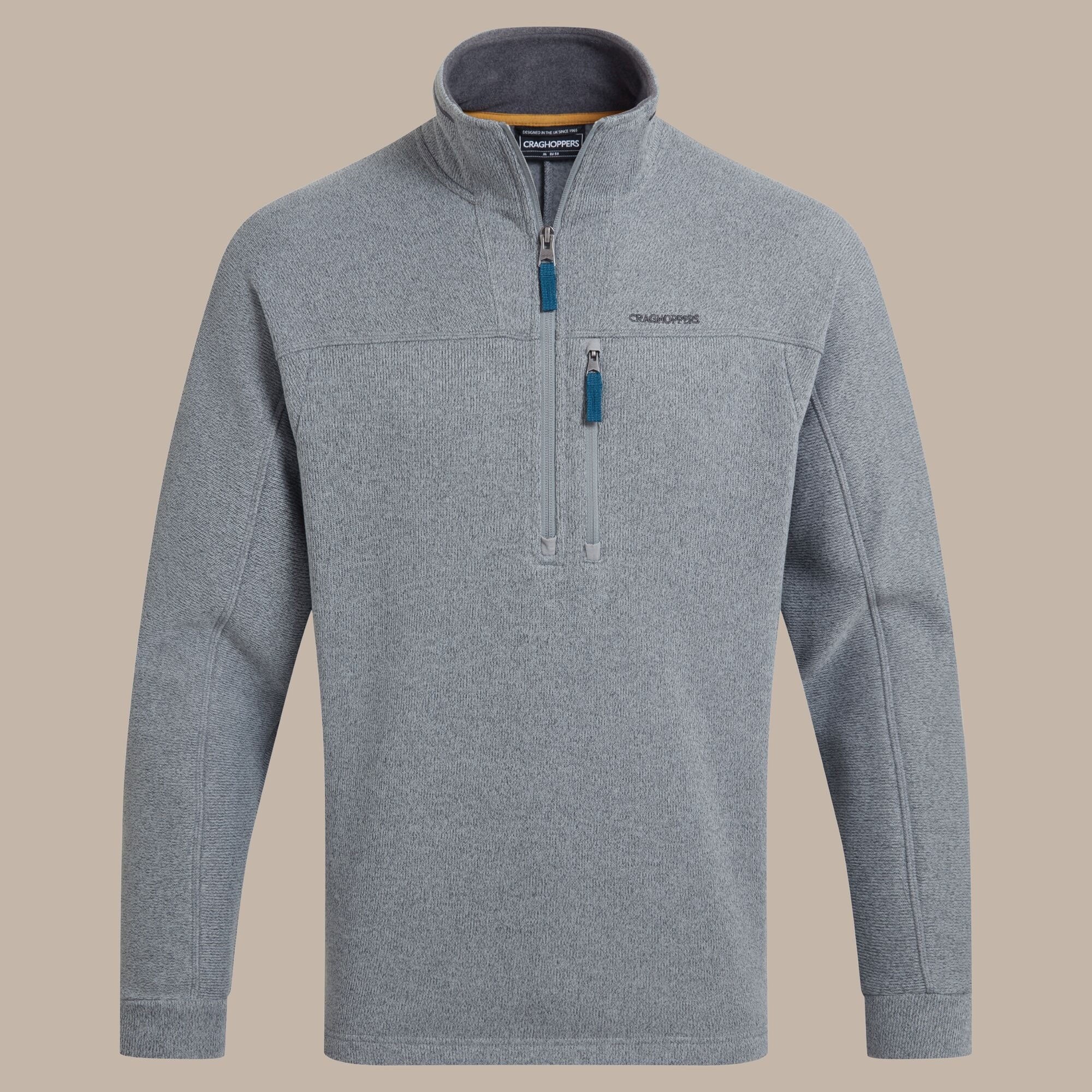 Craghoppers Men's Torney III Half Zip Fleece | Cloud Grey Clothing Craghoppers