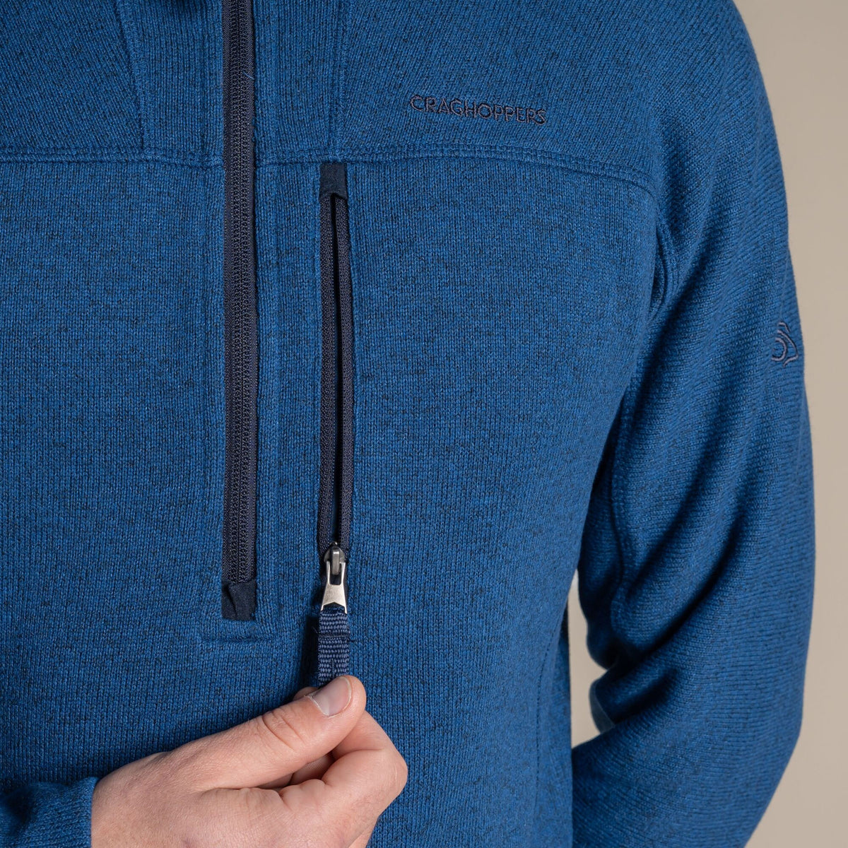 Craghoppers Men's Torney III Half Zip Fleece | Juniper Berry Clothing Craghoppers