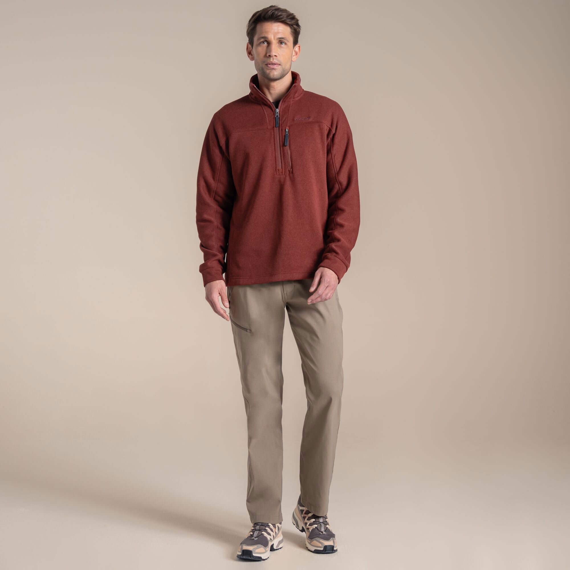Craghoppers Men's Torney III Half Zip Fleece | Red Jasper Clothing Craghoppers