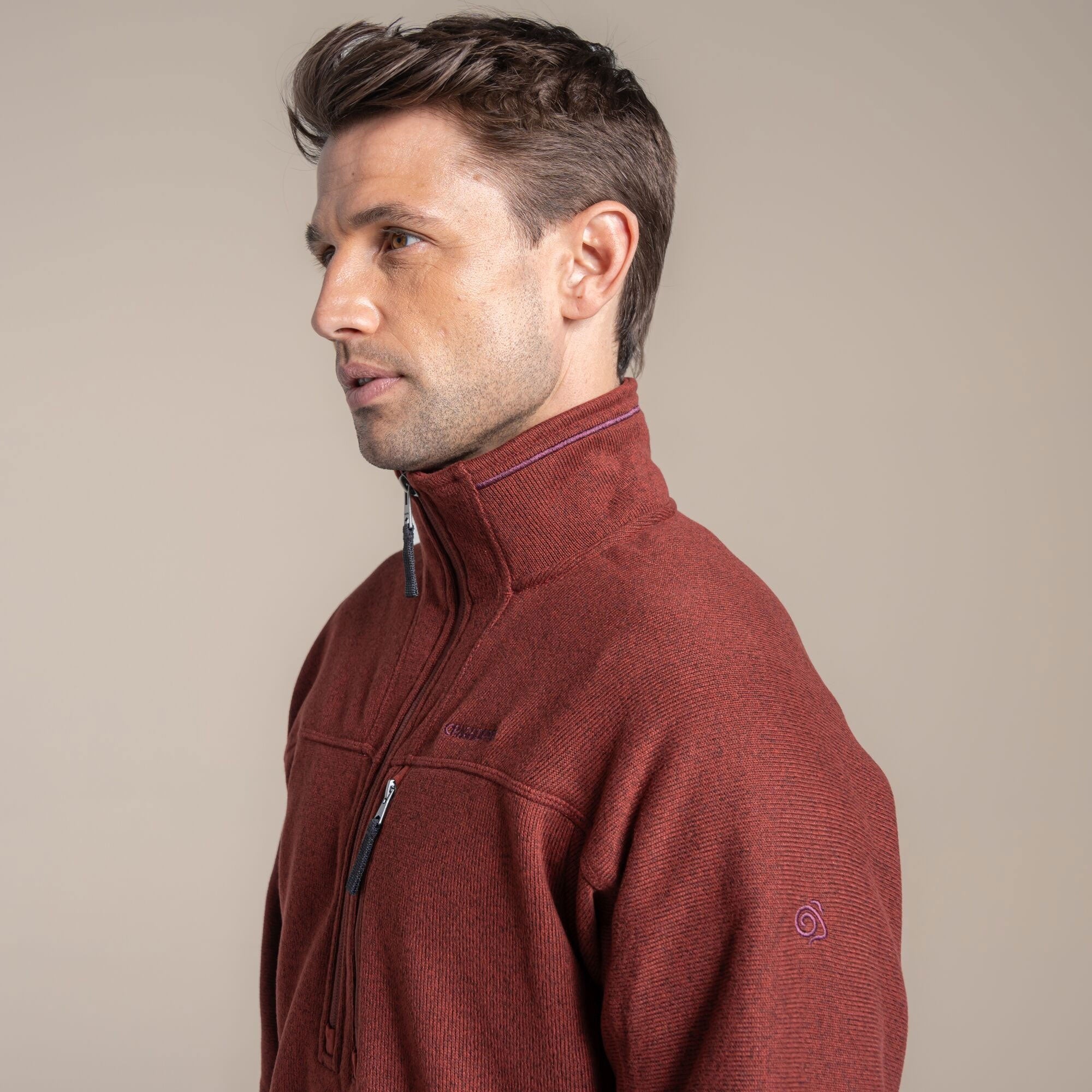 Craghoppers Men's Torney III Half Zip Fleece | Red Jasper Clothing Craghoppers