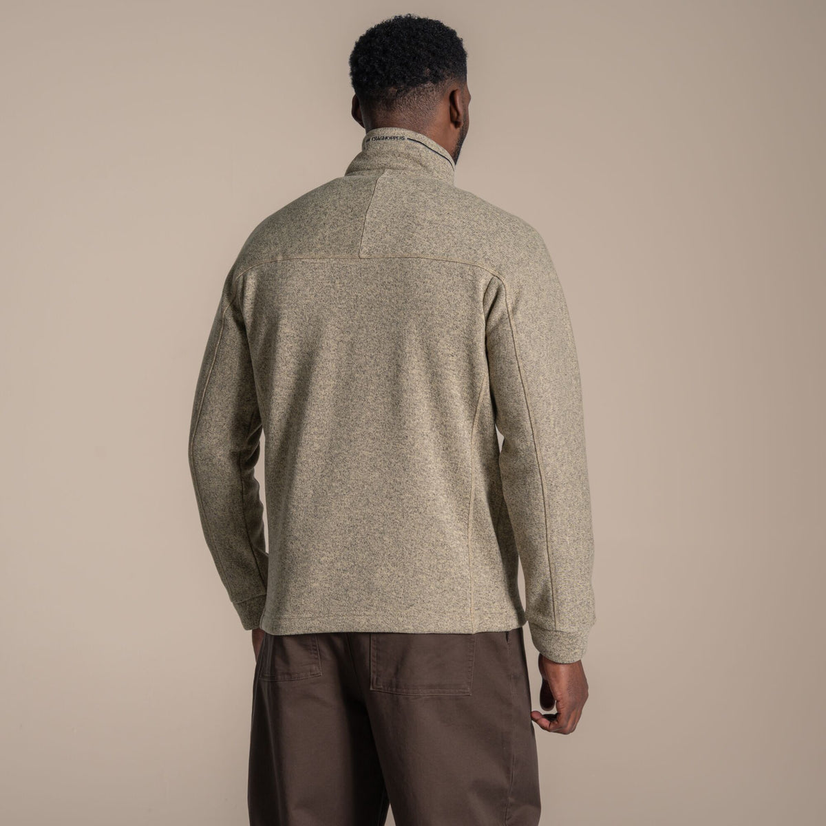 Craghoppers Men's Torney III Half Zip Fleece | Khaki Oak Clothing Craghoppers