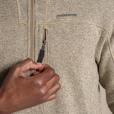 Craghoppers Men's Torney III Half Zip Fleece | Khaki Oak Clothing Craghoppers