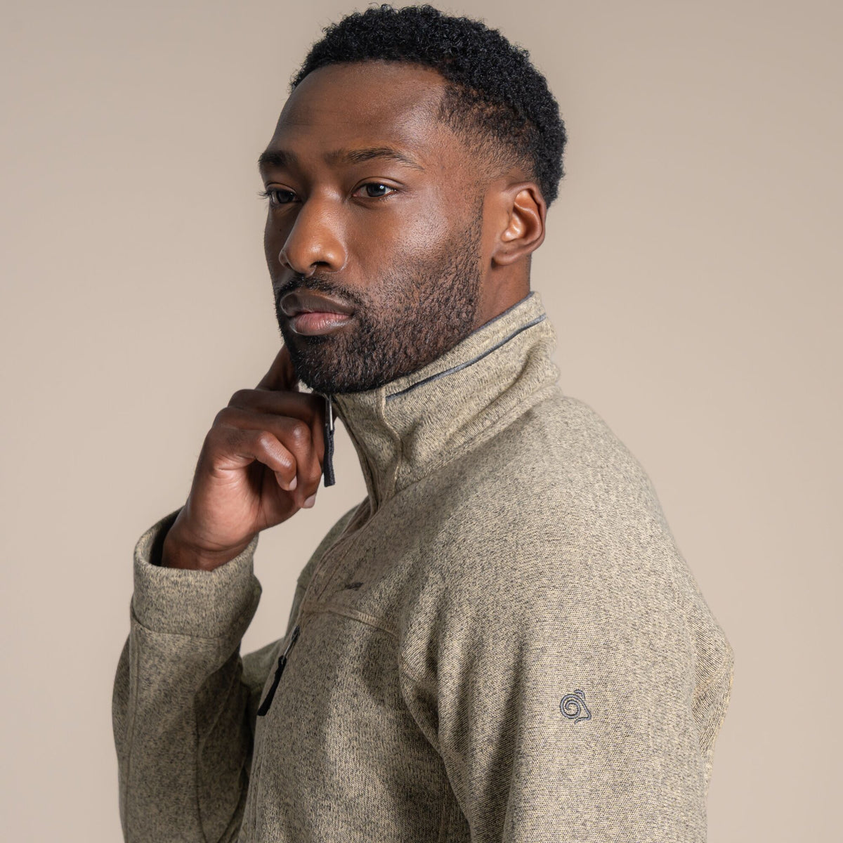 Craghoppers Men's Torney III Half Zip Fleece | Khaki Oak Clothing Craghoppers