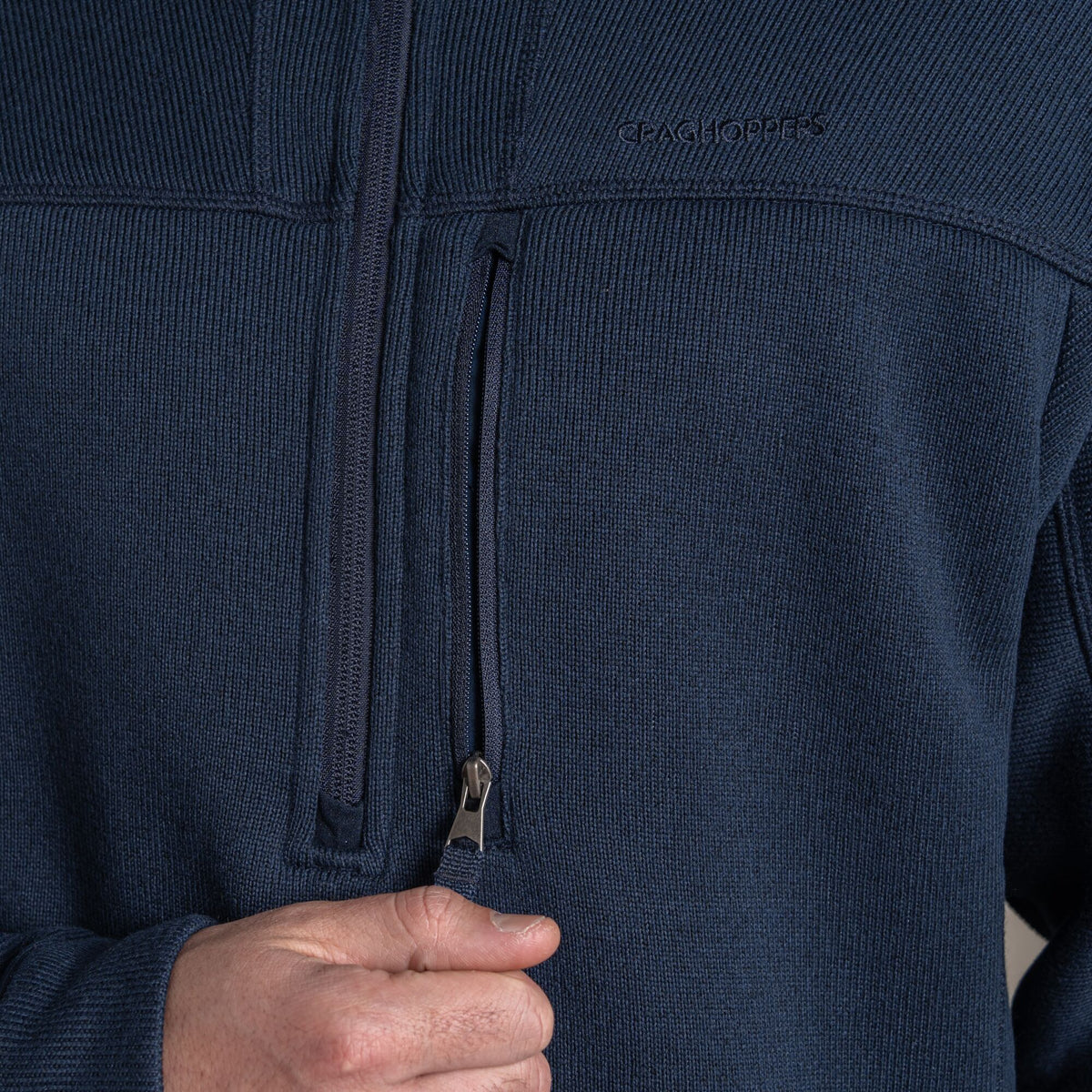 Craghoppers Men's Torney III Half Zip Fleece | Blue Navy Clothing Craghoppers