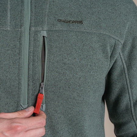 Craghoppers Men's Torney III Half Zip Fleece | Laurel Green Clothing Craghoppers