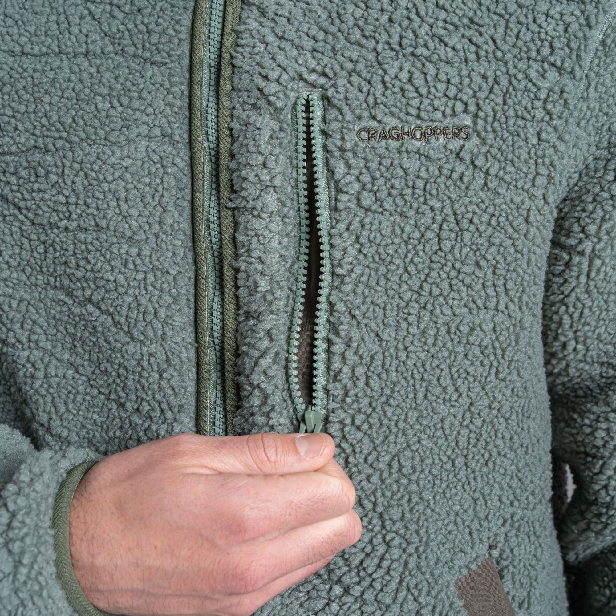 Craghoppers Men's National Trust Lathkill Full Zip Fleece | Laurel Green Clothing Craghoppers