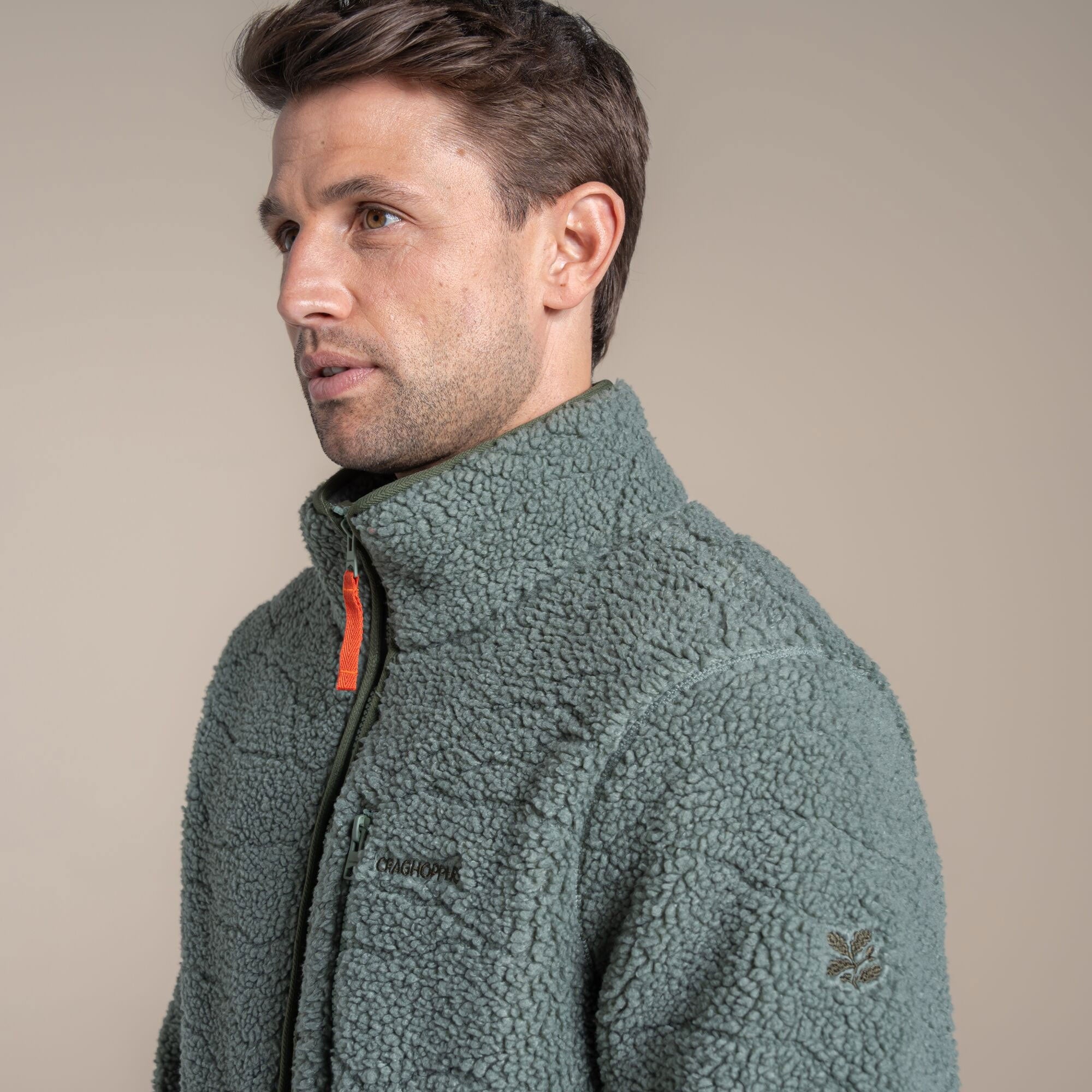 Craghoppers Men's National Trust Lathkill Full Zip Fleece | Laurel
