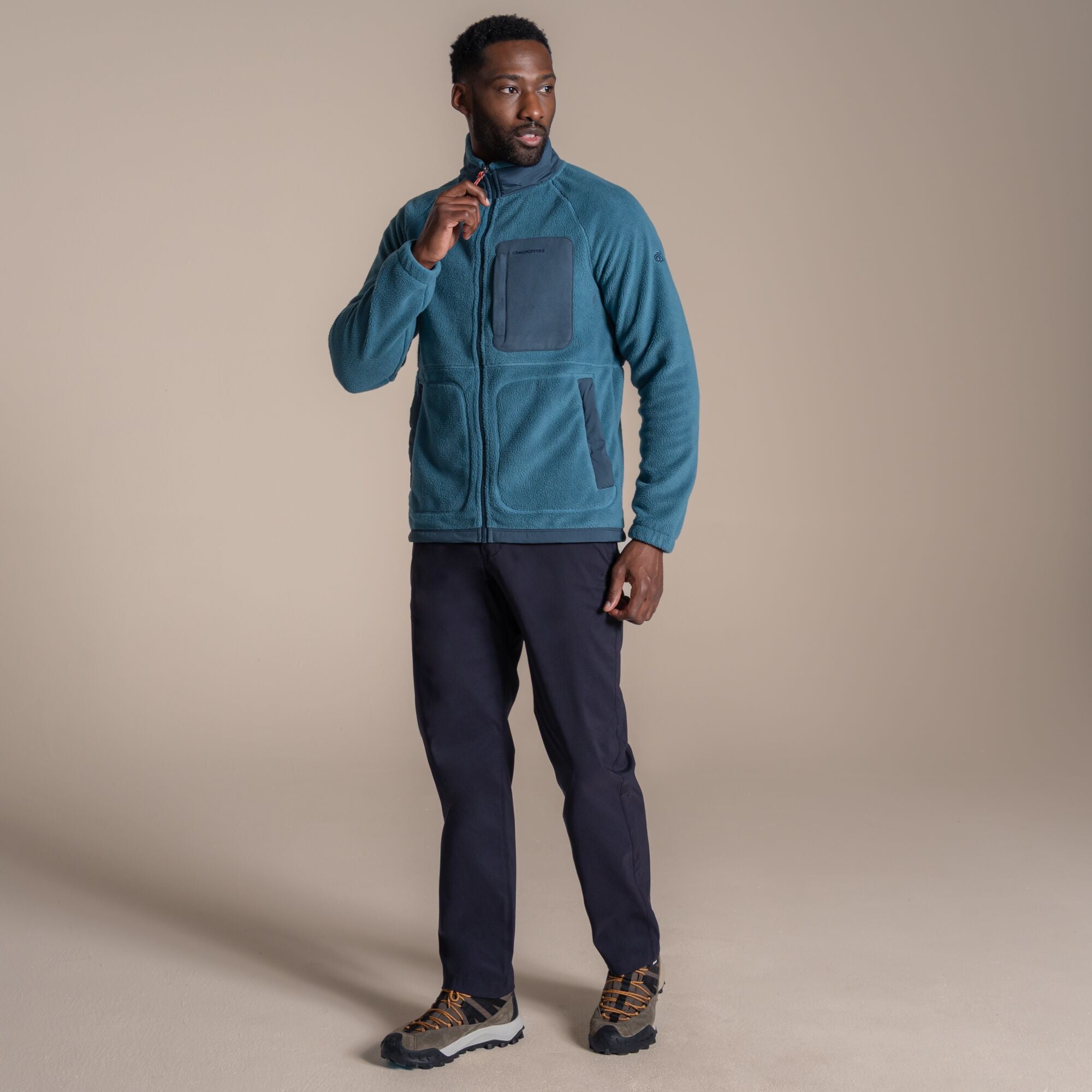 Craghoppers Men's Dades Full Zip Fleece | Winter Storm Clothing Craghoppers