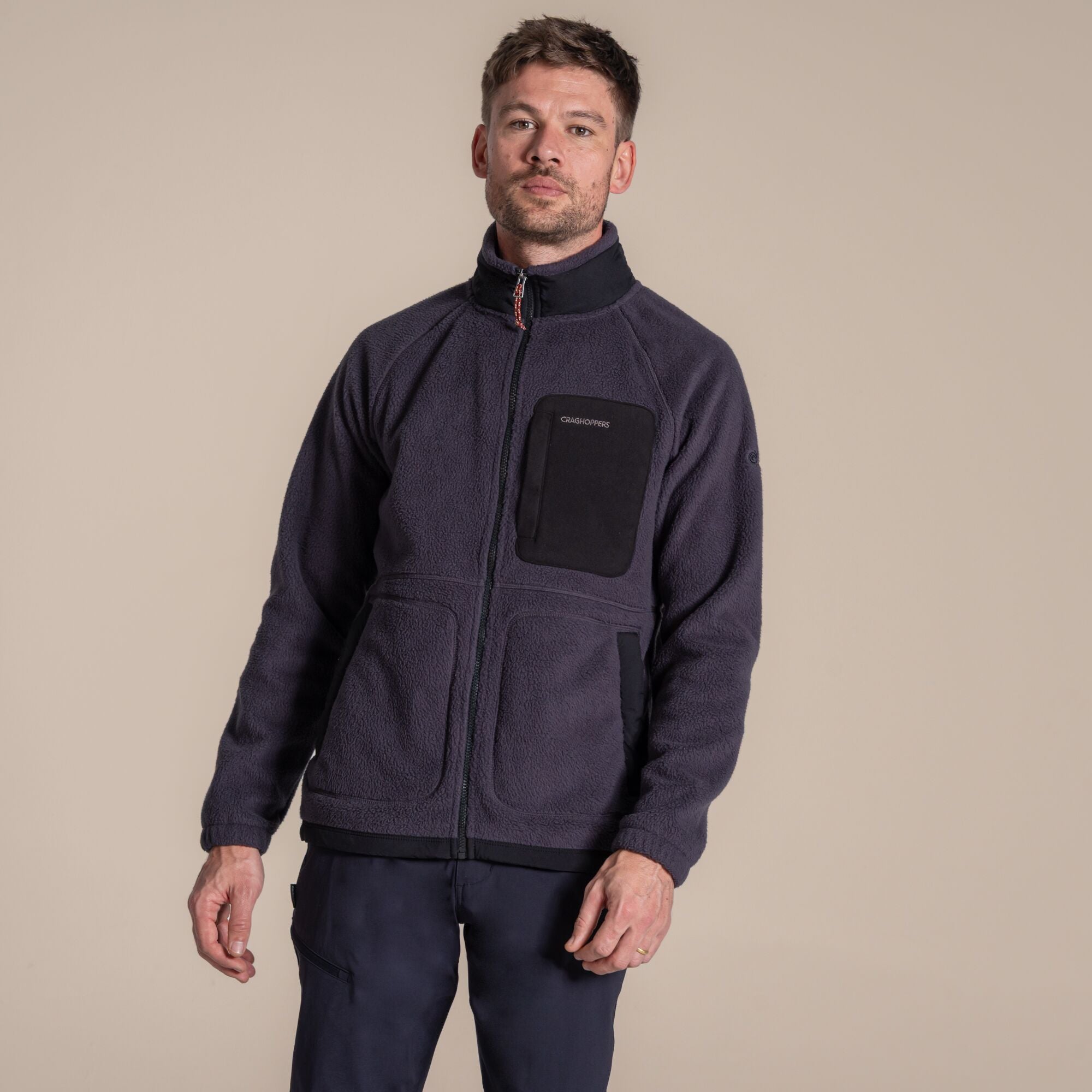 Craghoppers Men's Dades Full Zip Fleece | Dark Iron Clothing Craghoppers