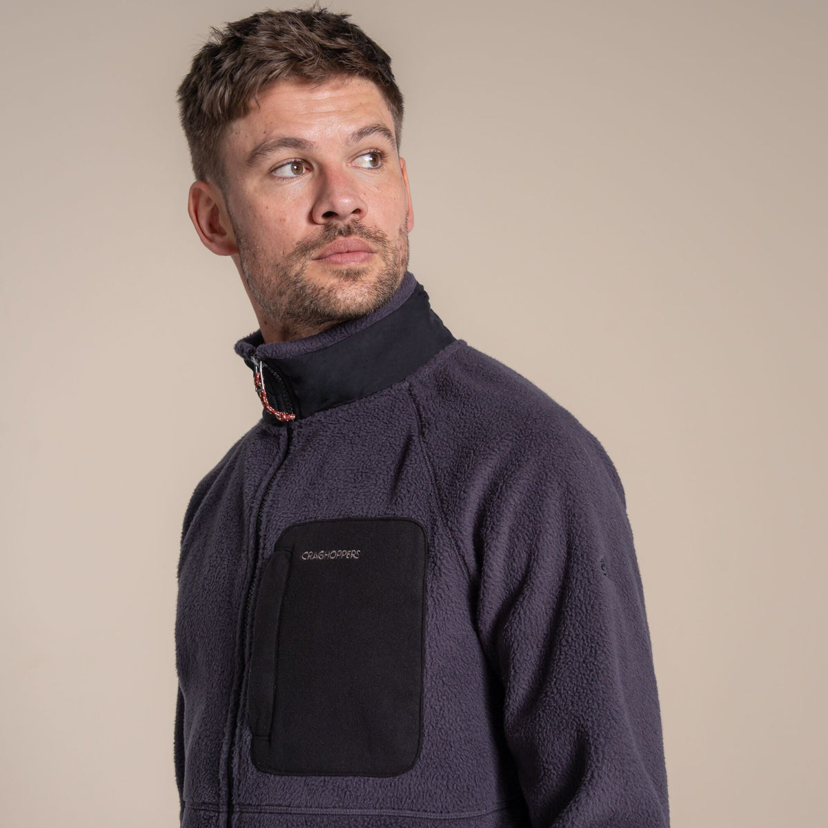 Craghoppers Men's Dades Full Zip Fleece | Dark Iron Clothing Craghoppers