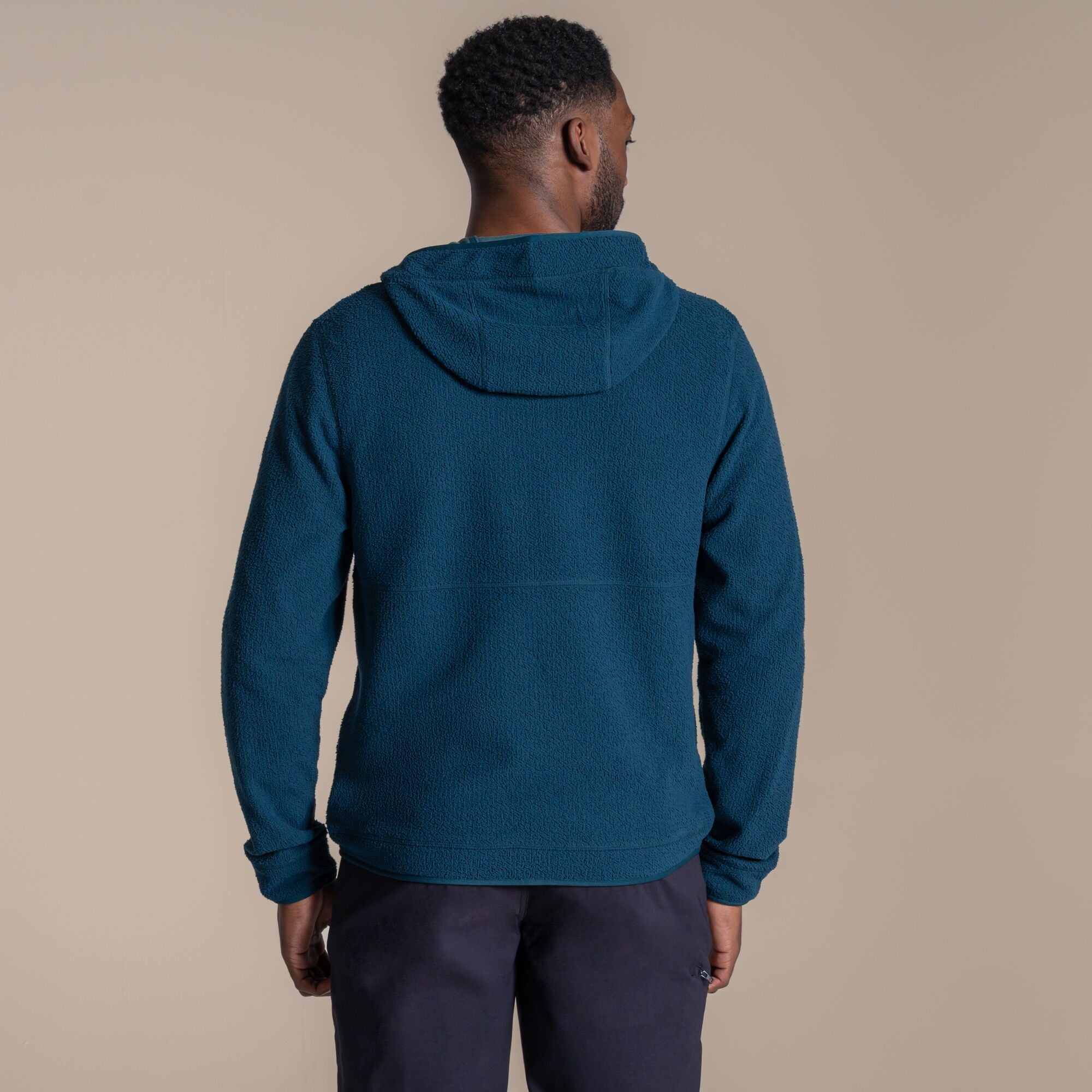 Craghoppers Men's Compresslite Hooded Fleece Jacket | Dark Aegean Clothing Craghoppers