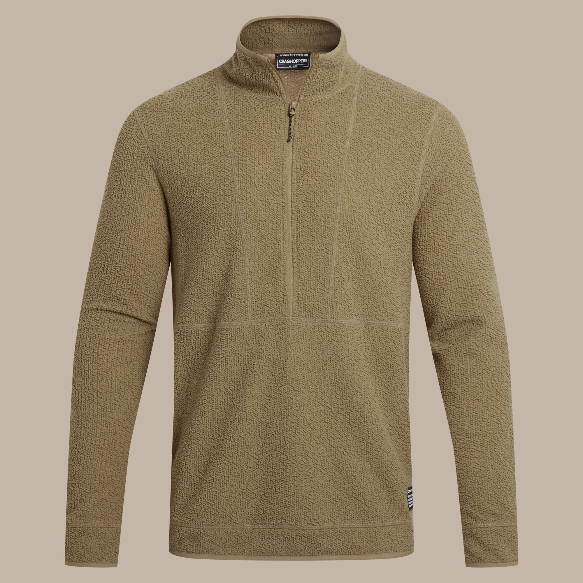 Craghoppers Men's Compresslite Half Zip Fleece | Cardamon – liGo.co.uk