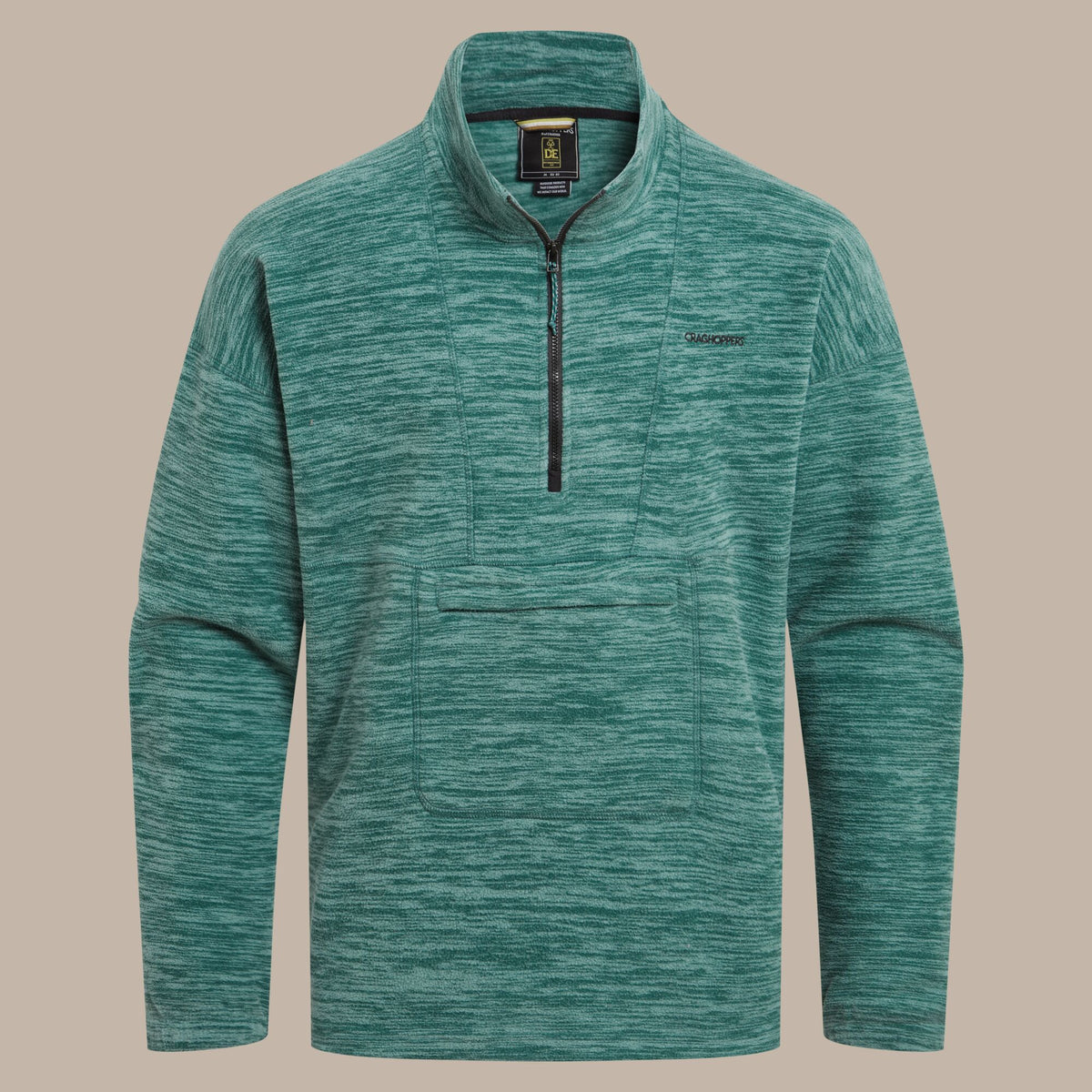 Craghoppers Men's Esk II Half Zip Fleece | Mosaic Green Clothing Craghoppers