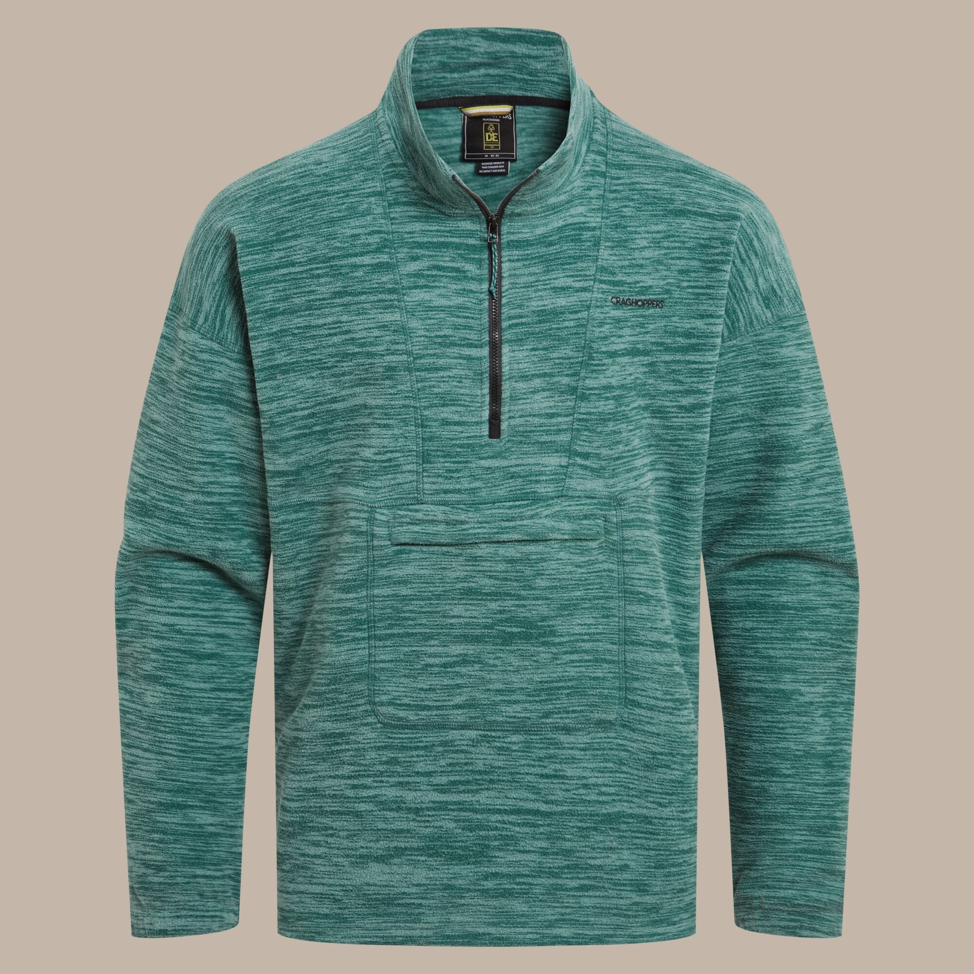 Craghoppers Men's Esk II Half Zip Fleece | Mosaic Green Clothing Craghoppers