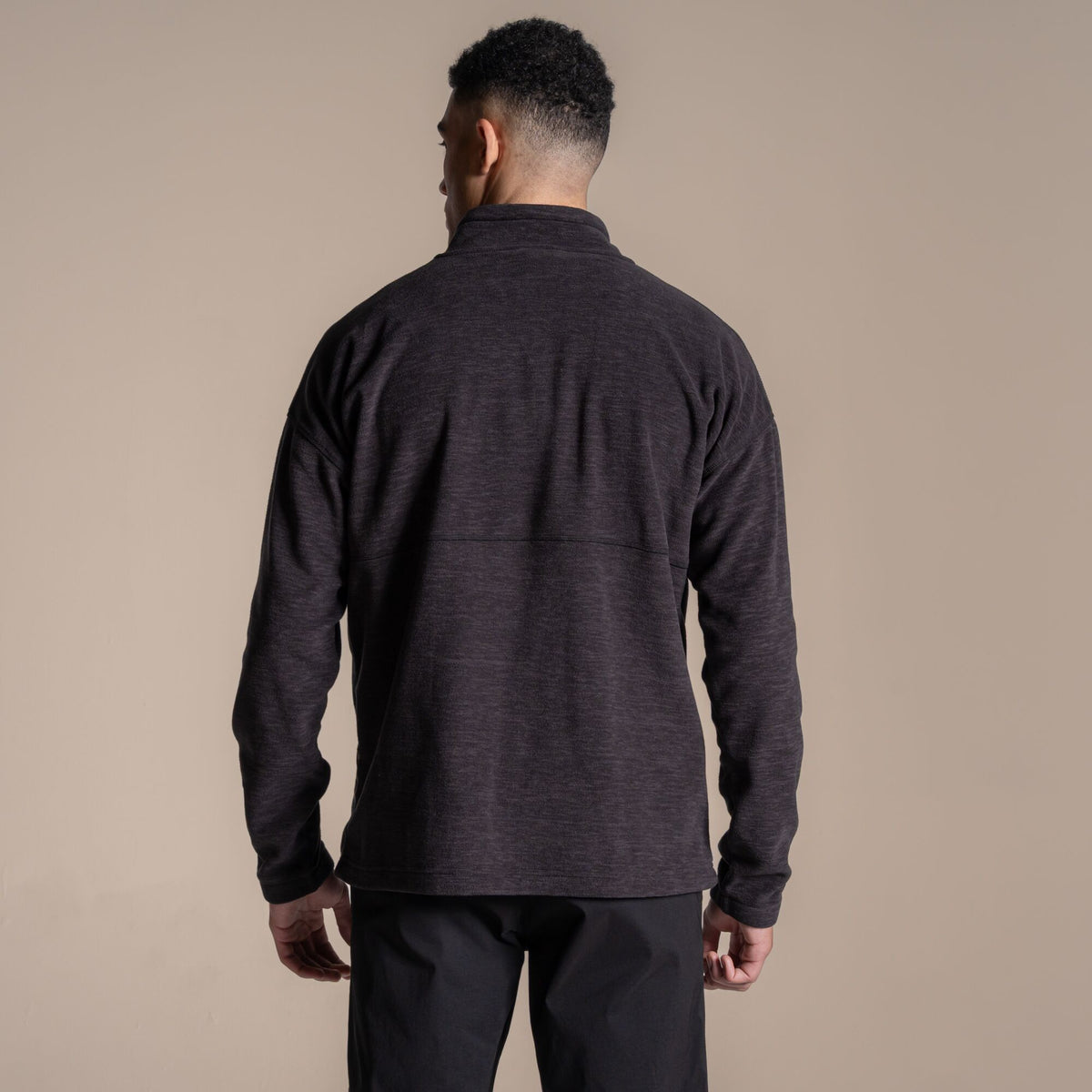 Craghoppers Men's Esk II Half Zip Fleece | Black Clothing Craghoppers