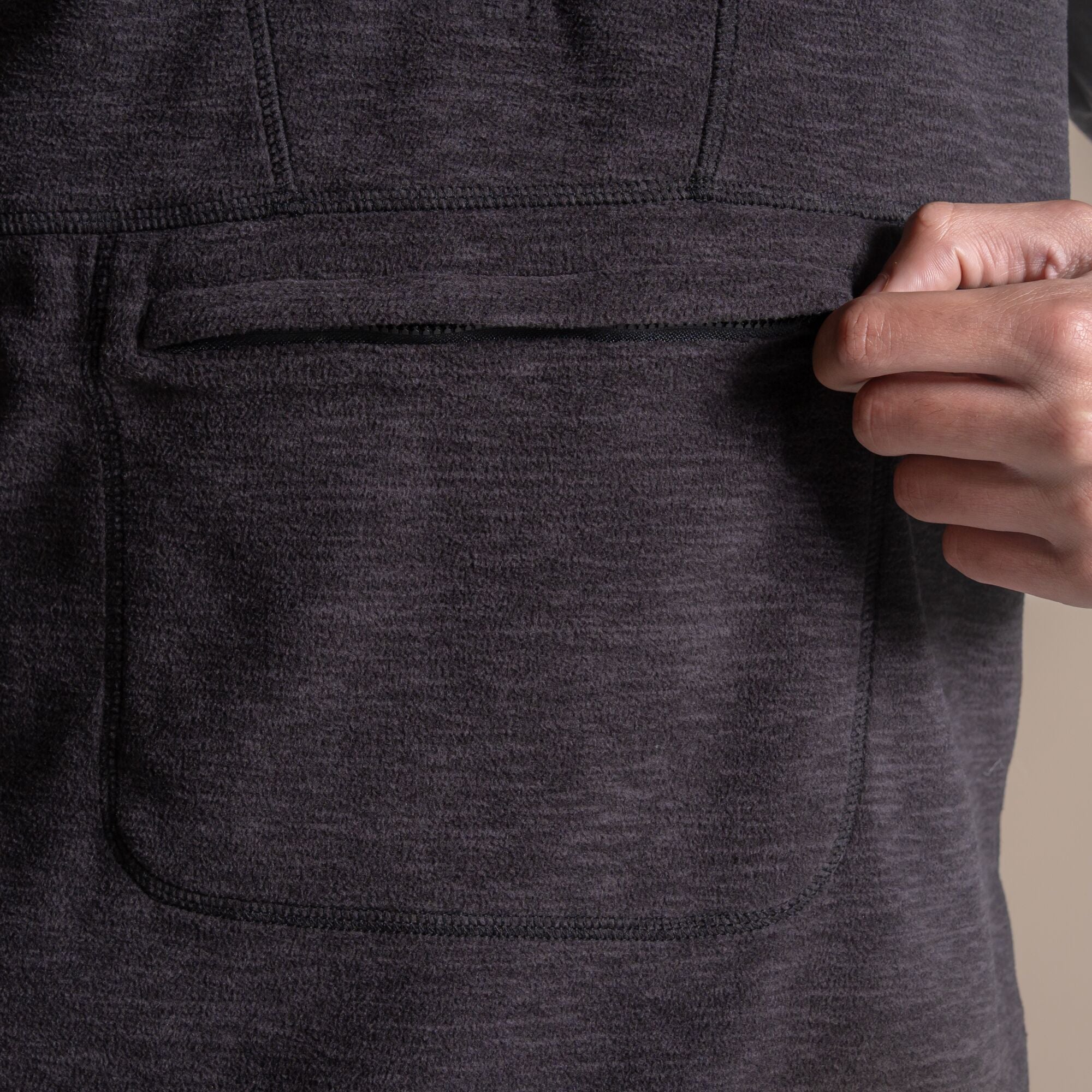 Craghoppers Men's Esk II Half Zip Fleece | Black Clothing Craghoppers