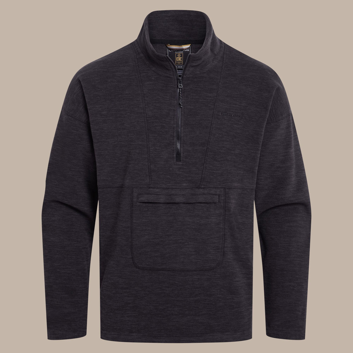 Craghoppers Men's Esk II Half Zip Fleece | Black Clothing Craghoppers