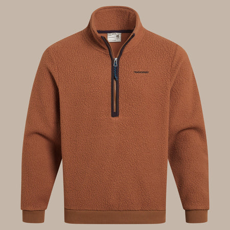 Craghoppers Men's National Trust Cormorant Half Zip Fleece | Gingerbread Clothing Craghoppers