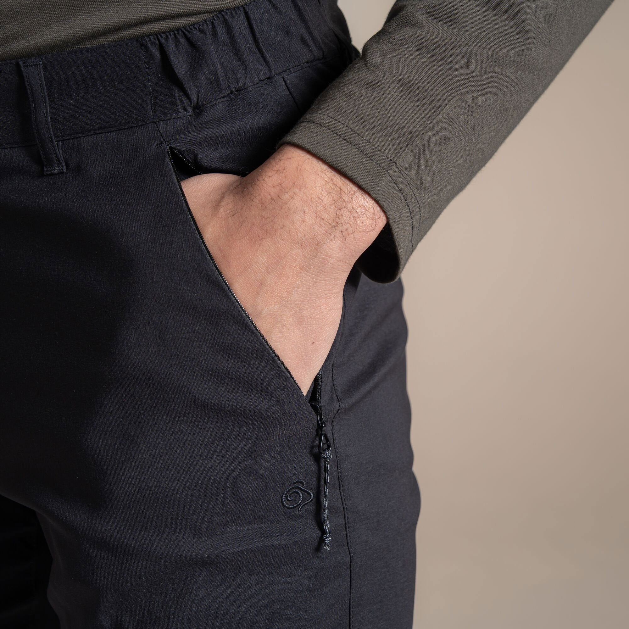 Craghoppers Men's Kiwi Pro III Trousers | Black Clothing Craghoppers